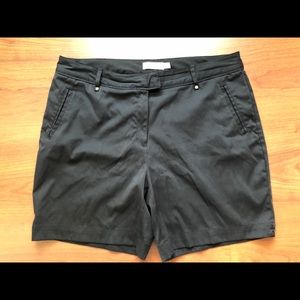 Lady Hagen Golf Shorts Black with Gold Hardware